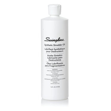 Swingline® Shredder Oil, 16 oz,. 473ml Bottle